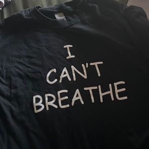 I Cant Breathe Tshirt Black Lives Matter Tee Floyd